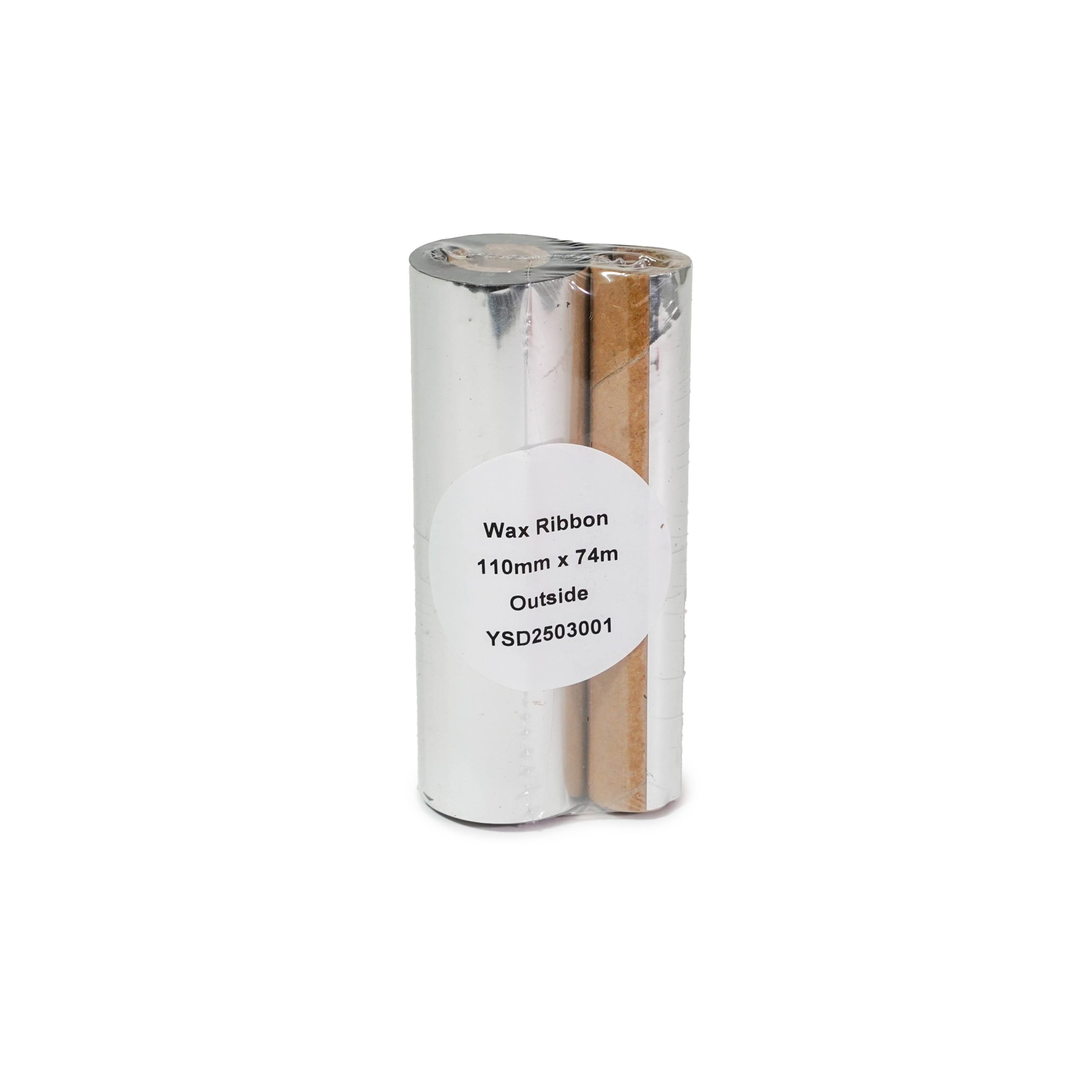 Thermal transfer printlint - Wax - 110mm x 74m kern ⌀12mm - Afbeelding 3