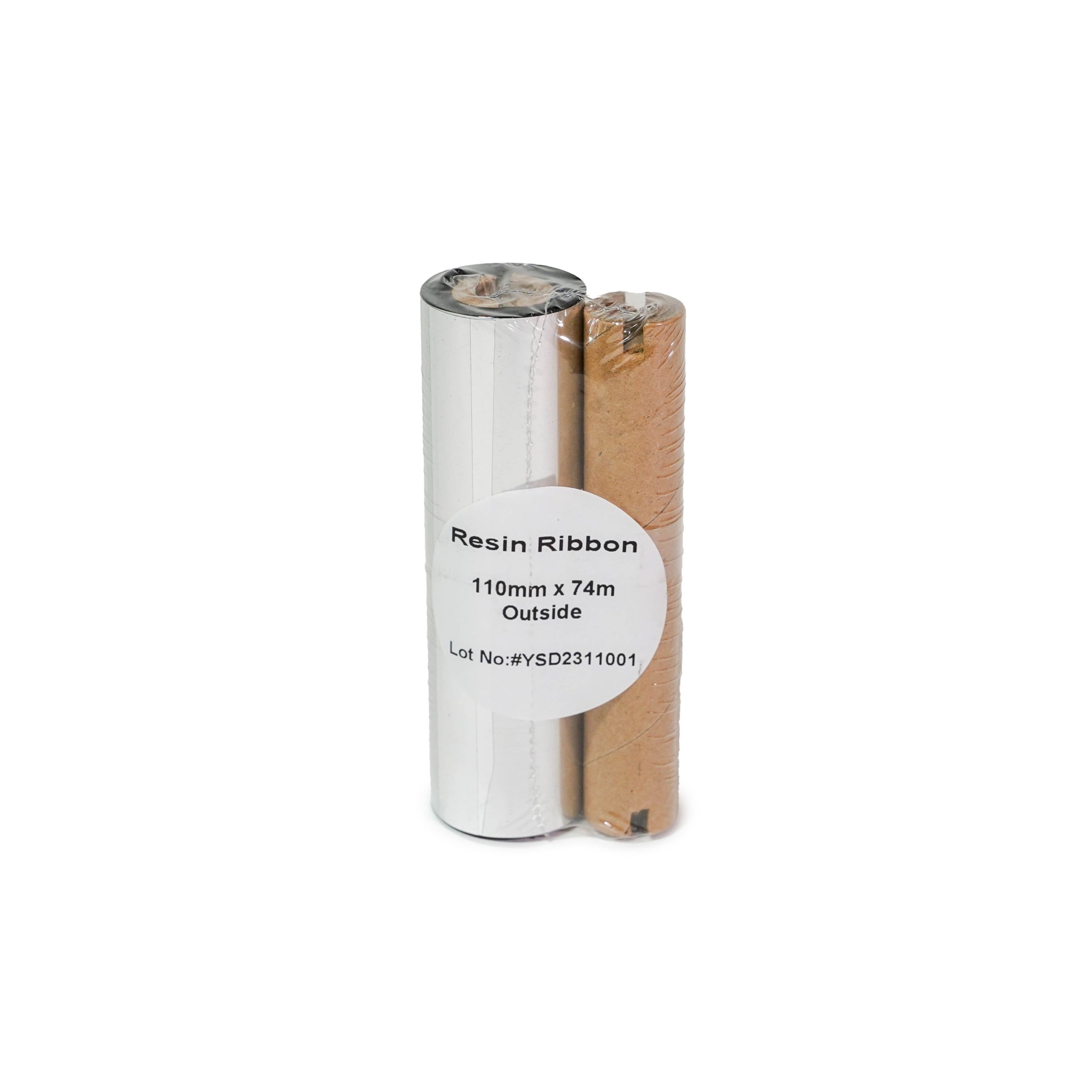 Thermal transfer printlint - Resin - 110mm x 74m kern ⌀12mm - Afbeelding 3