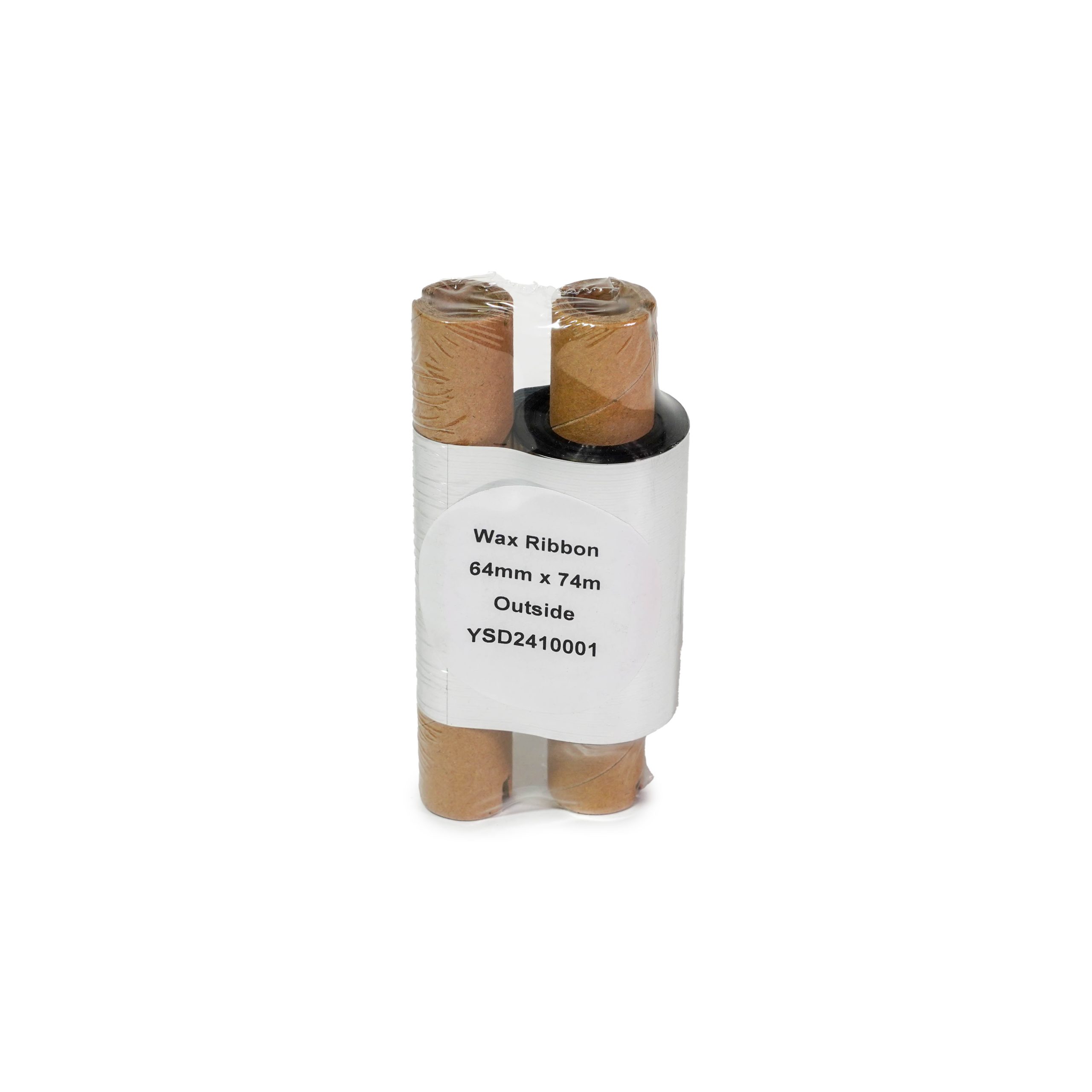 Thermal transfer printlint - Wax - 64mm x 74m kern ⌀12mm - Afbeelding 3