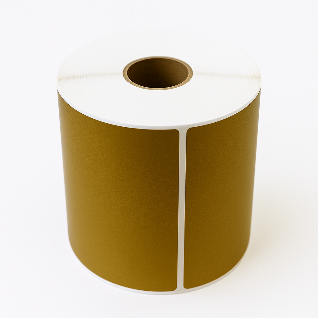Verzendetiket Goud 102x150mm kern ø25 280 etiketten - Afbeelding 2