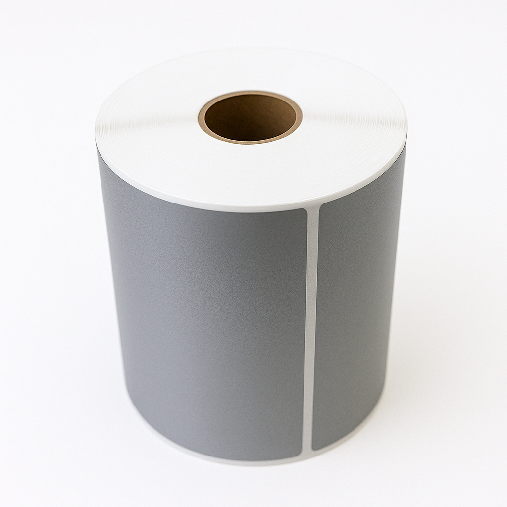 Verzendetiket Zilver 102x150mm kern ø25 280 etiketten - Afbeelding 2
