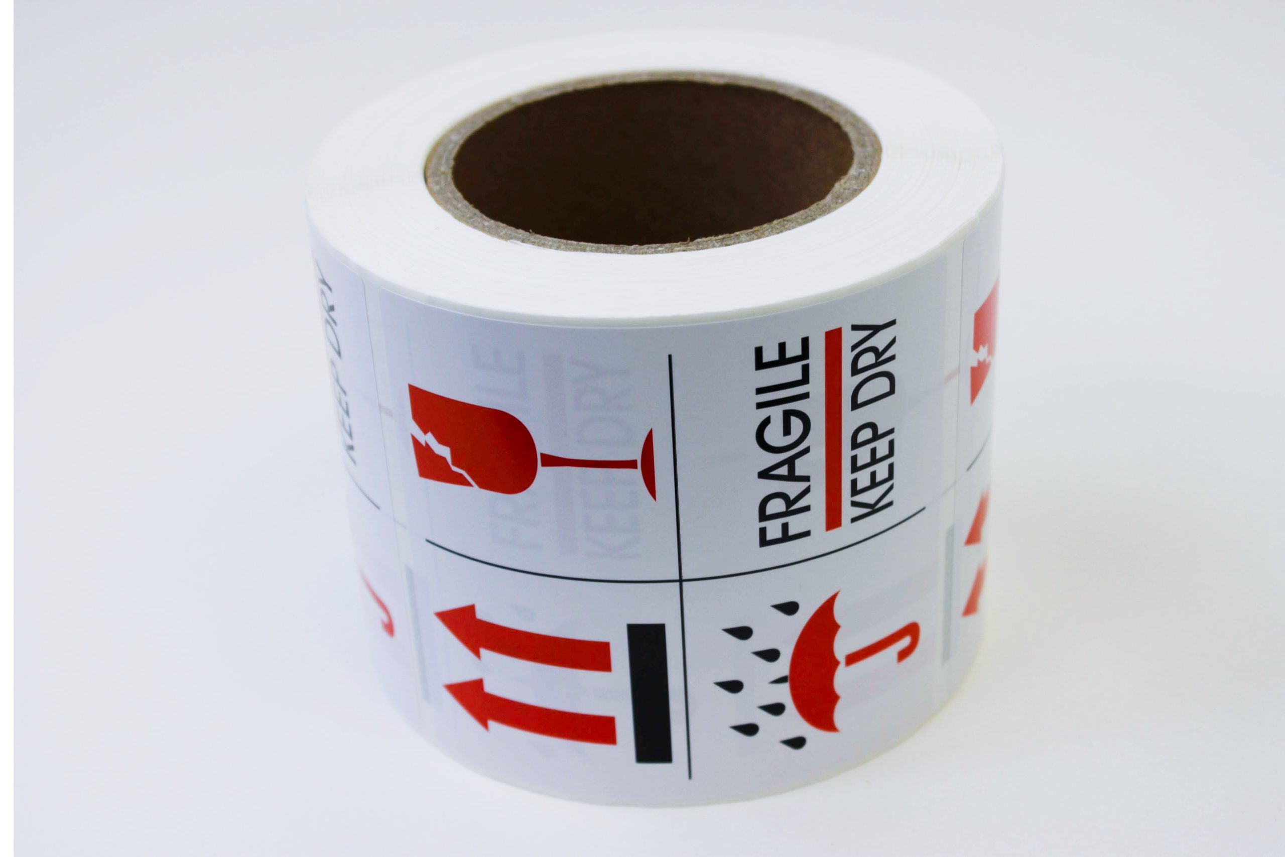 Etiket op rol - 4 symbolen keep dry 110x100mm - Afbeelding 3