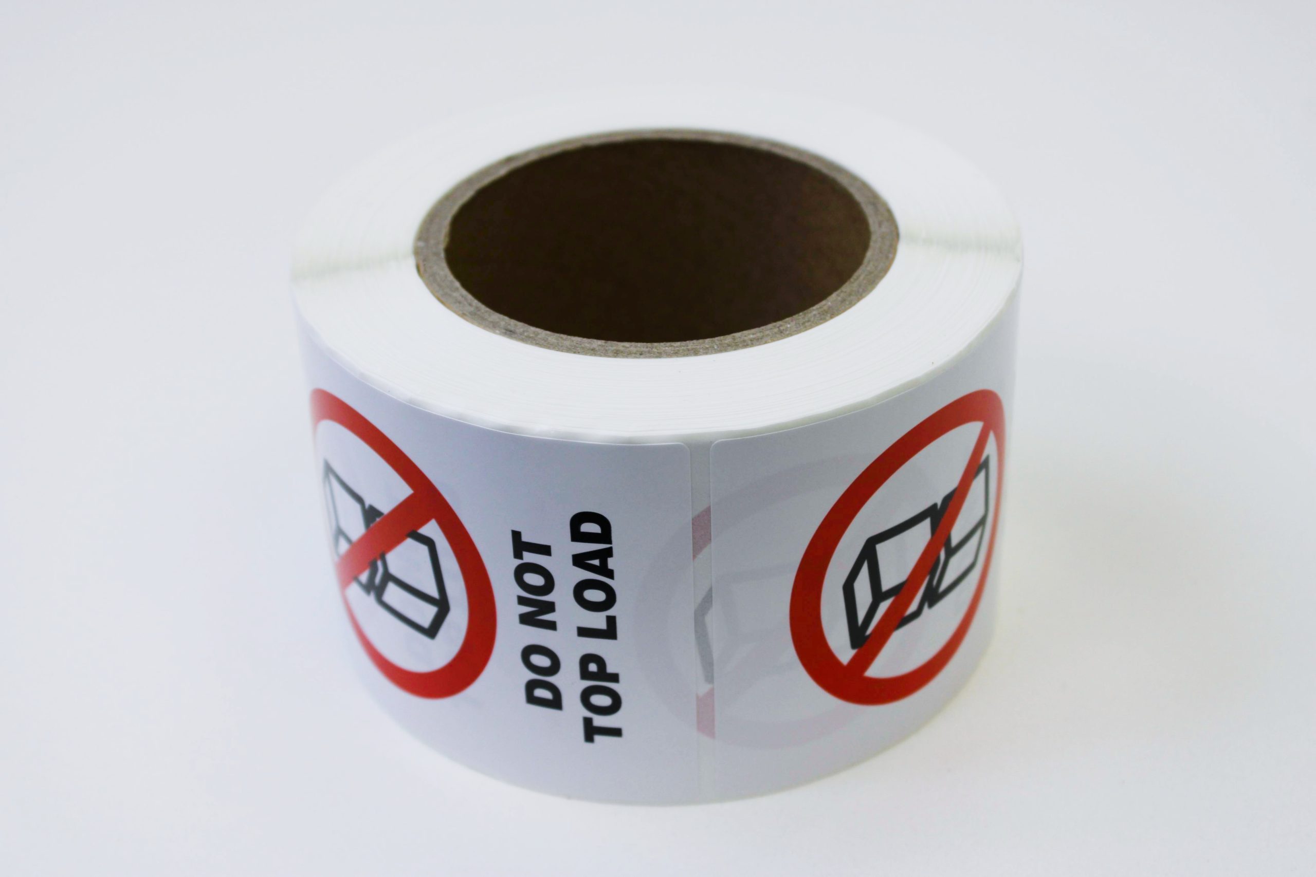 Etiket op rol - Do not top load 74x105mm - Afbeelding 3