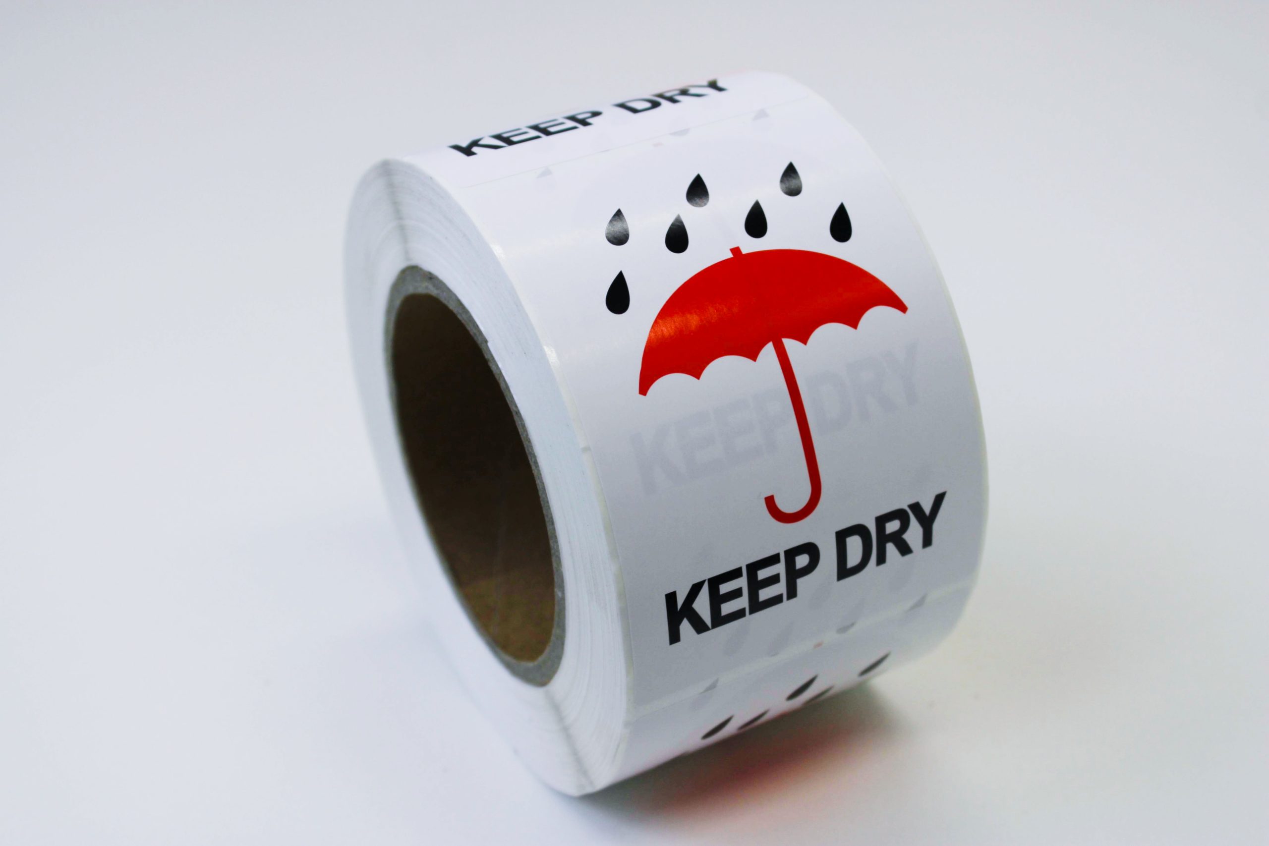 Etiket op rol - Keep dry 74x105mm - Afbeelding 2