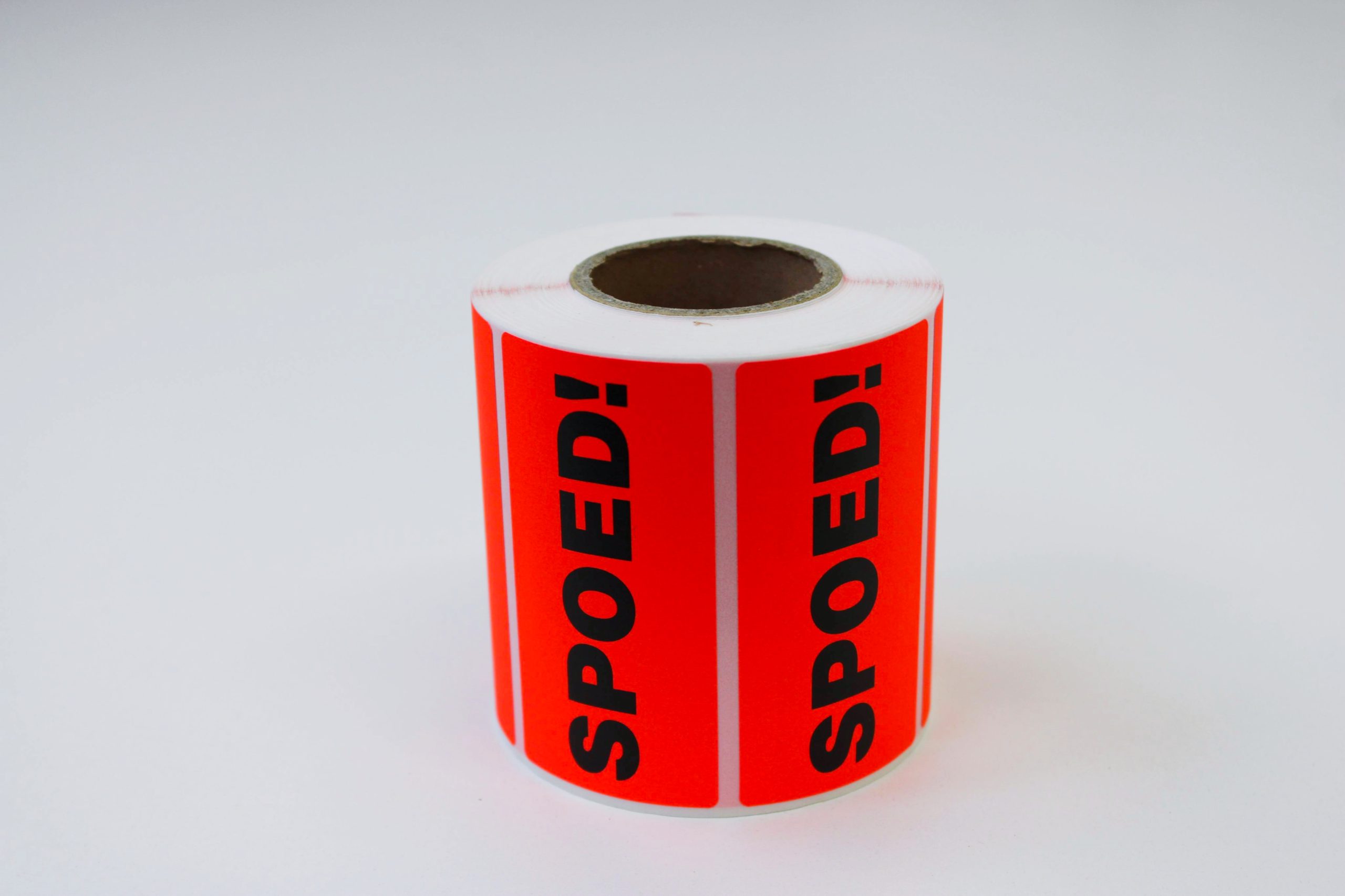 Etiket op rol - Spoed! 80x40mm - Afbeelding 3