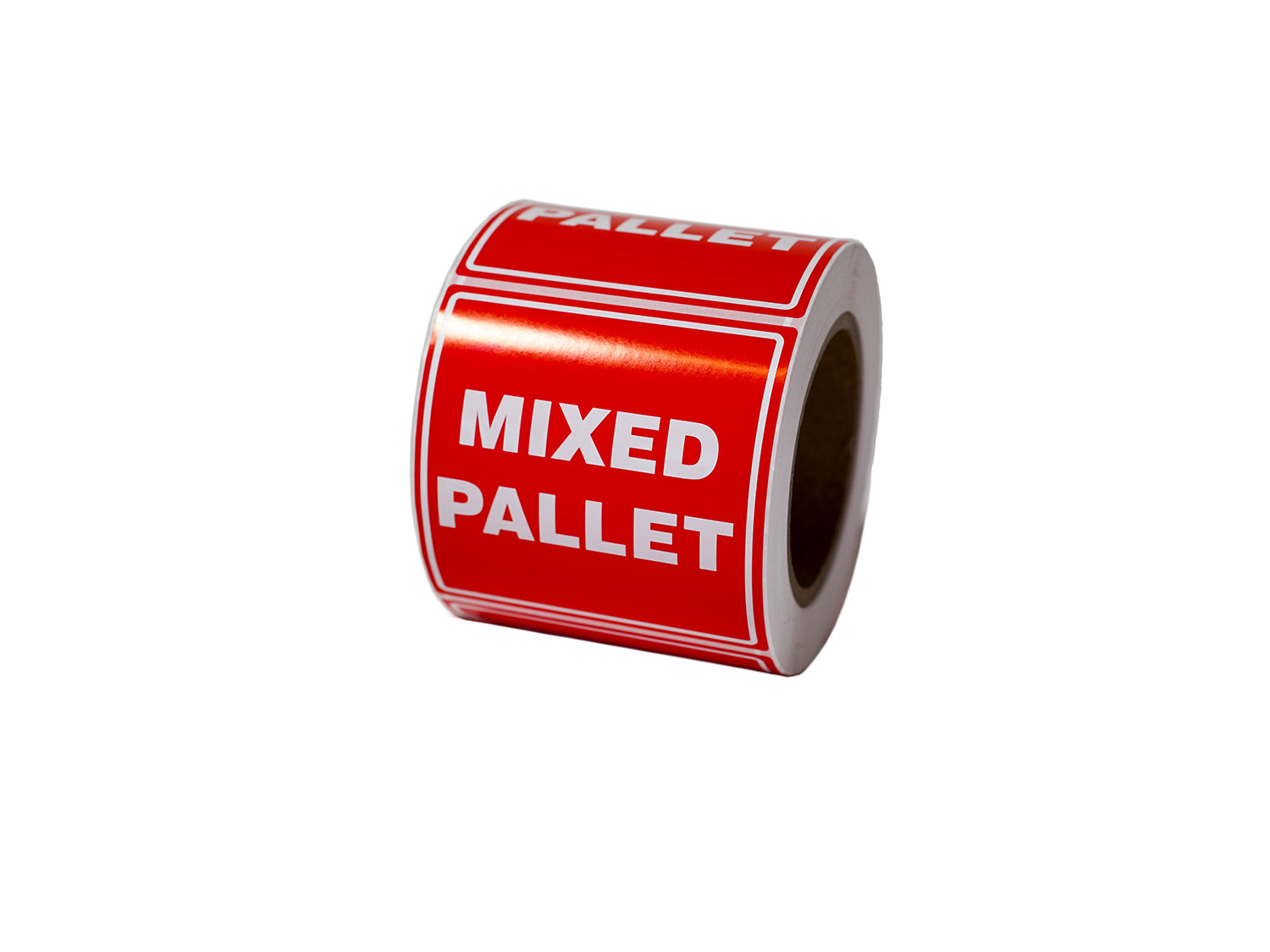 Etiket op rol - Mixed pallet 100x100mm - Afbeelding 2