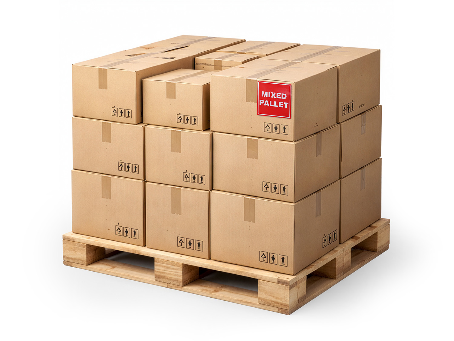 Etiket op rol - Mixed pallet 100x100mm - Afbeelding 4