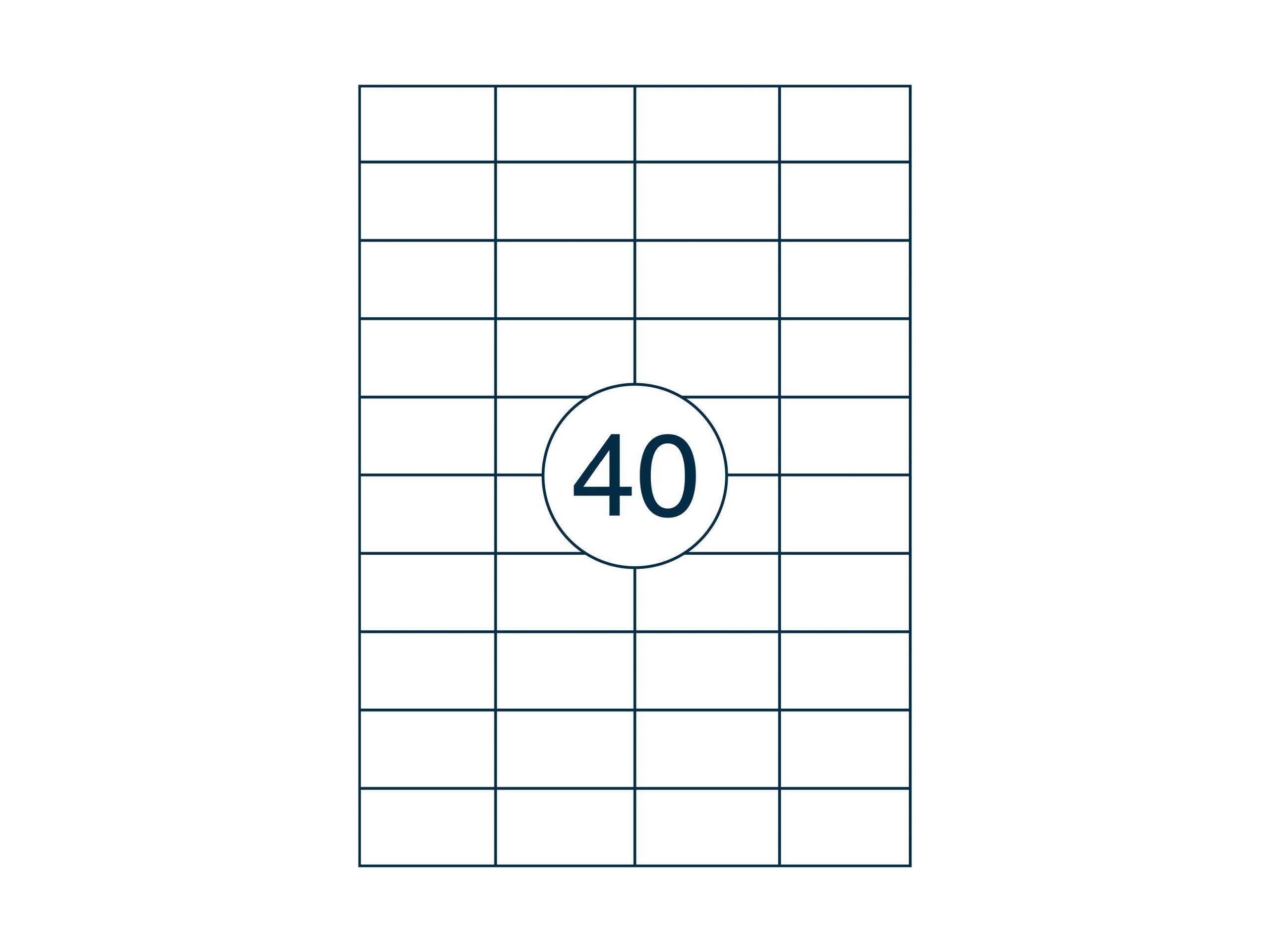 A4 etiket 52,5 x 29,7 mm ** - Afbeelding 2