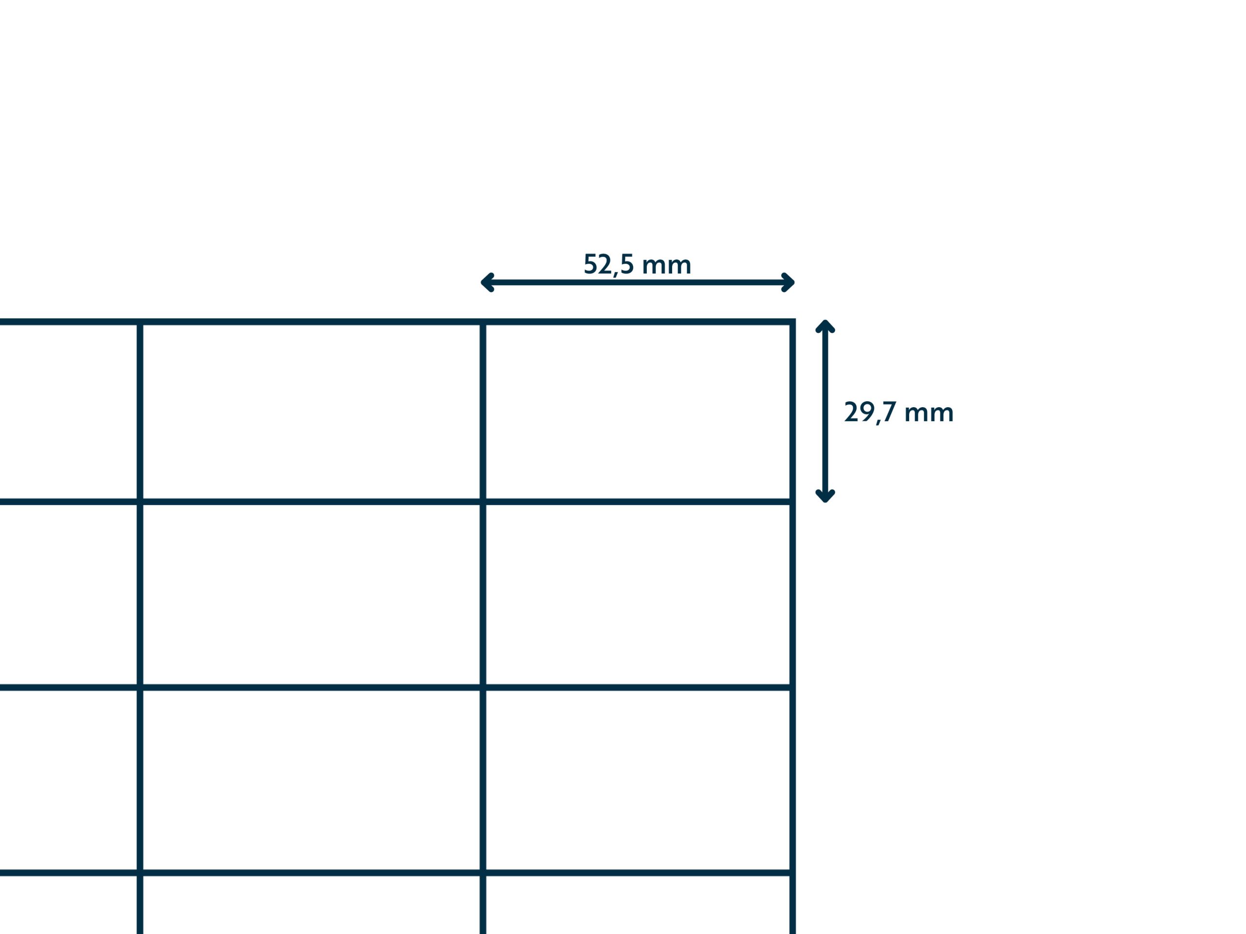 A4 etiket 52,5 x 29,7 mm ** - Afbeelding 3