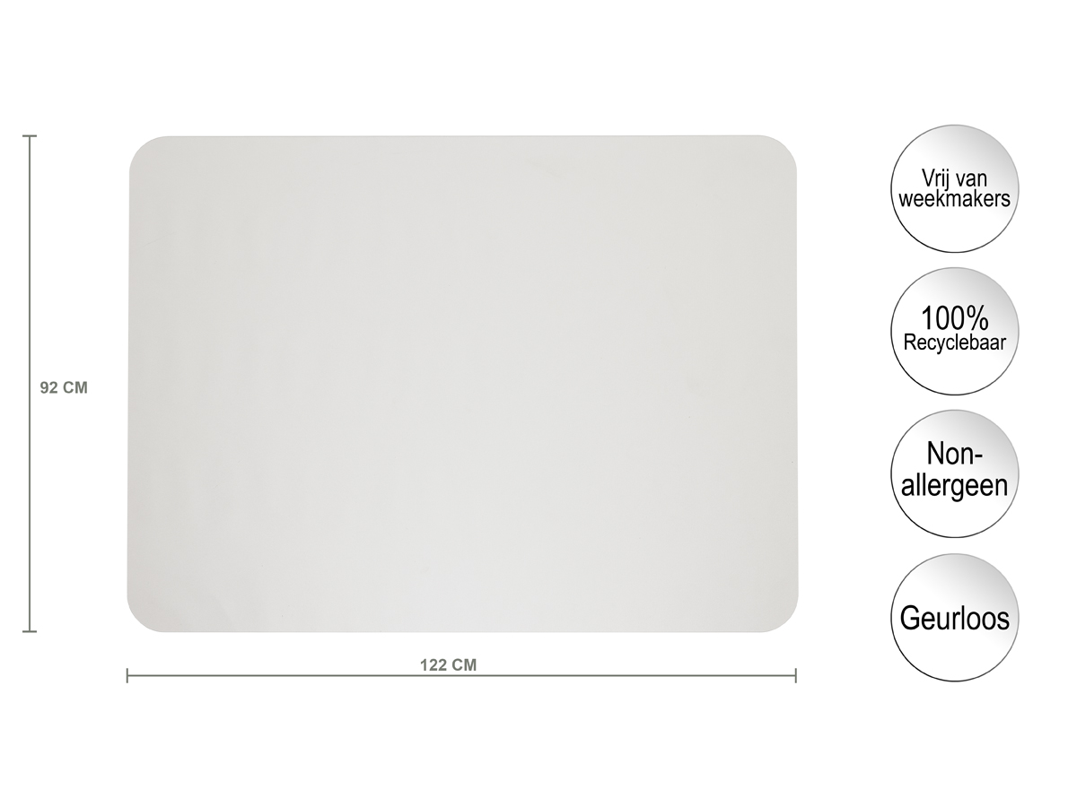 Stoelmat - Harde vloer 914x1219x1,8mm PET - Afbeelding 2
