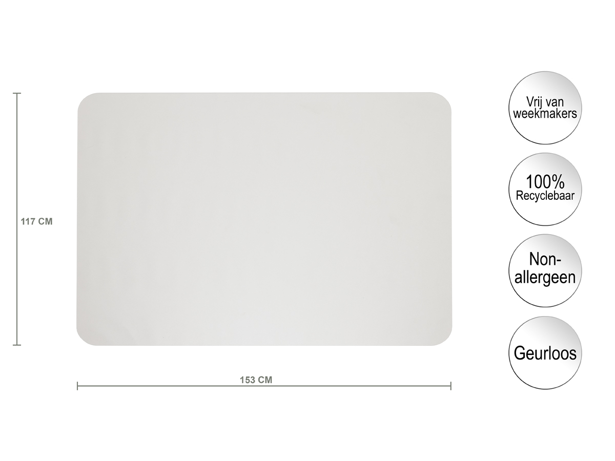 Stoelmat - Harde vloer 1168x1524x1,8mm PET - Afbeelding 2