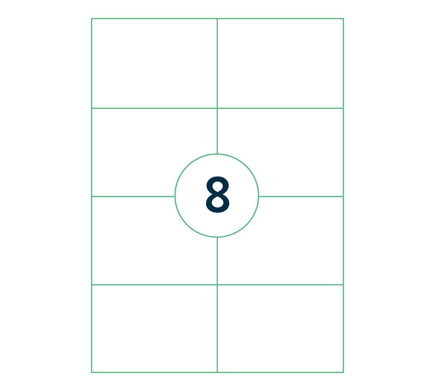 A4 etiket 105 x 74 mm ** - Afbeelding 2