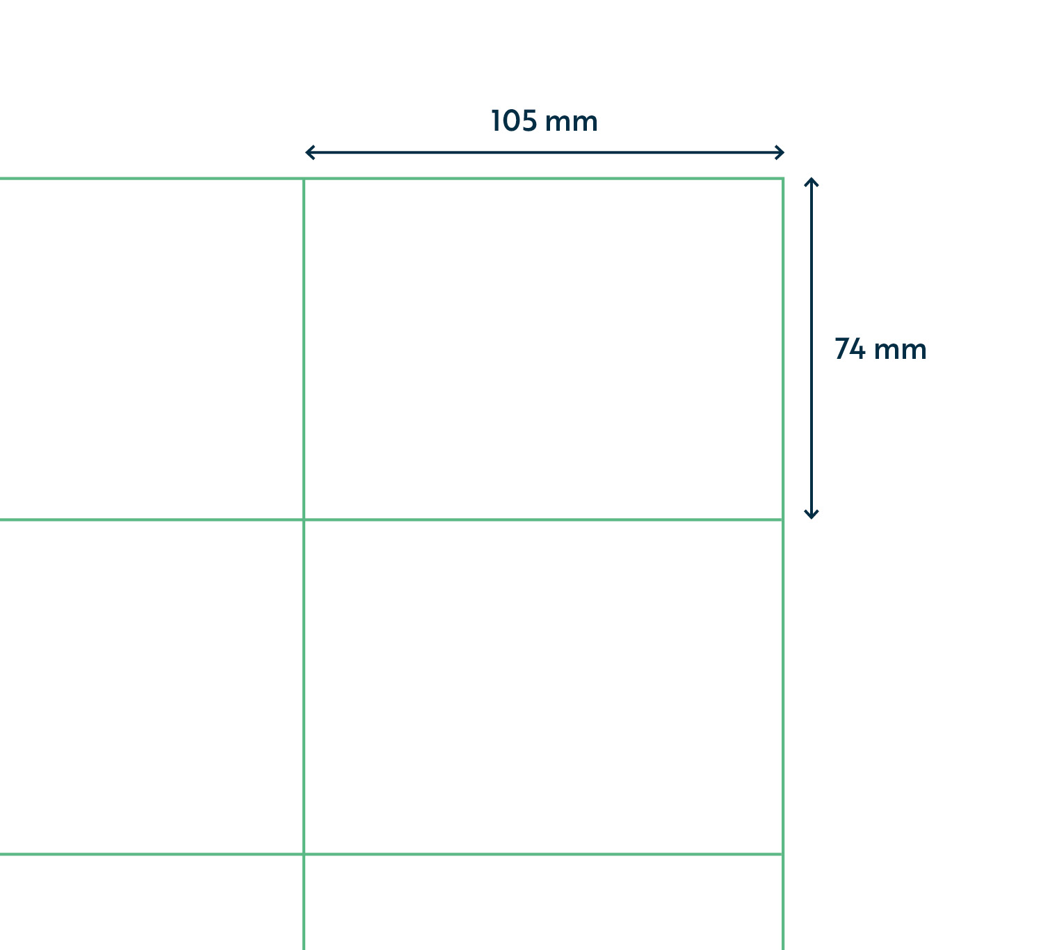 A4 etiket 105 x 74 mm ** - Afbeelding 3