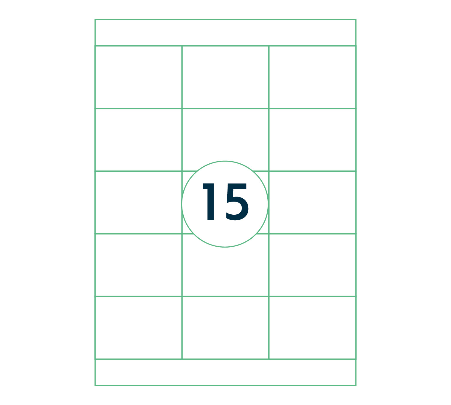 A4 etiket Afneembaar 70 x 50,8 mm **