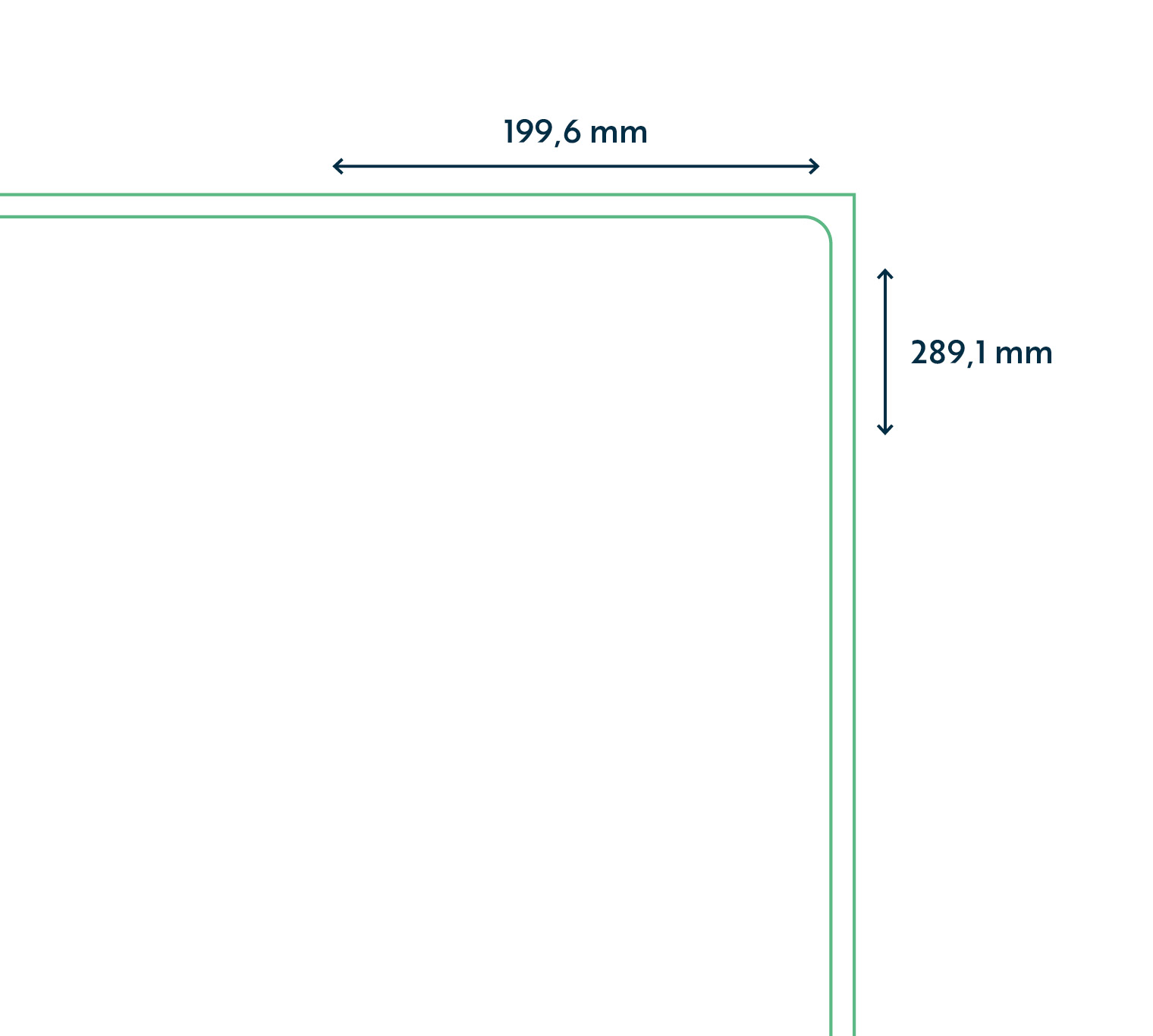 A4 etiket 199,6 x 289,10 mm ** - Afbeelding 3
