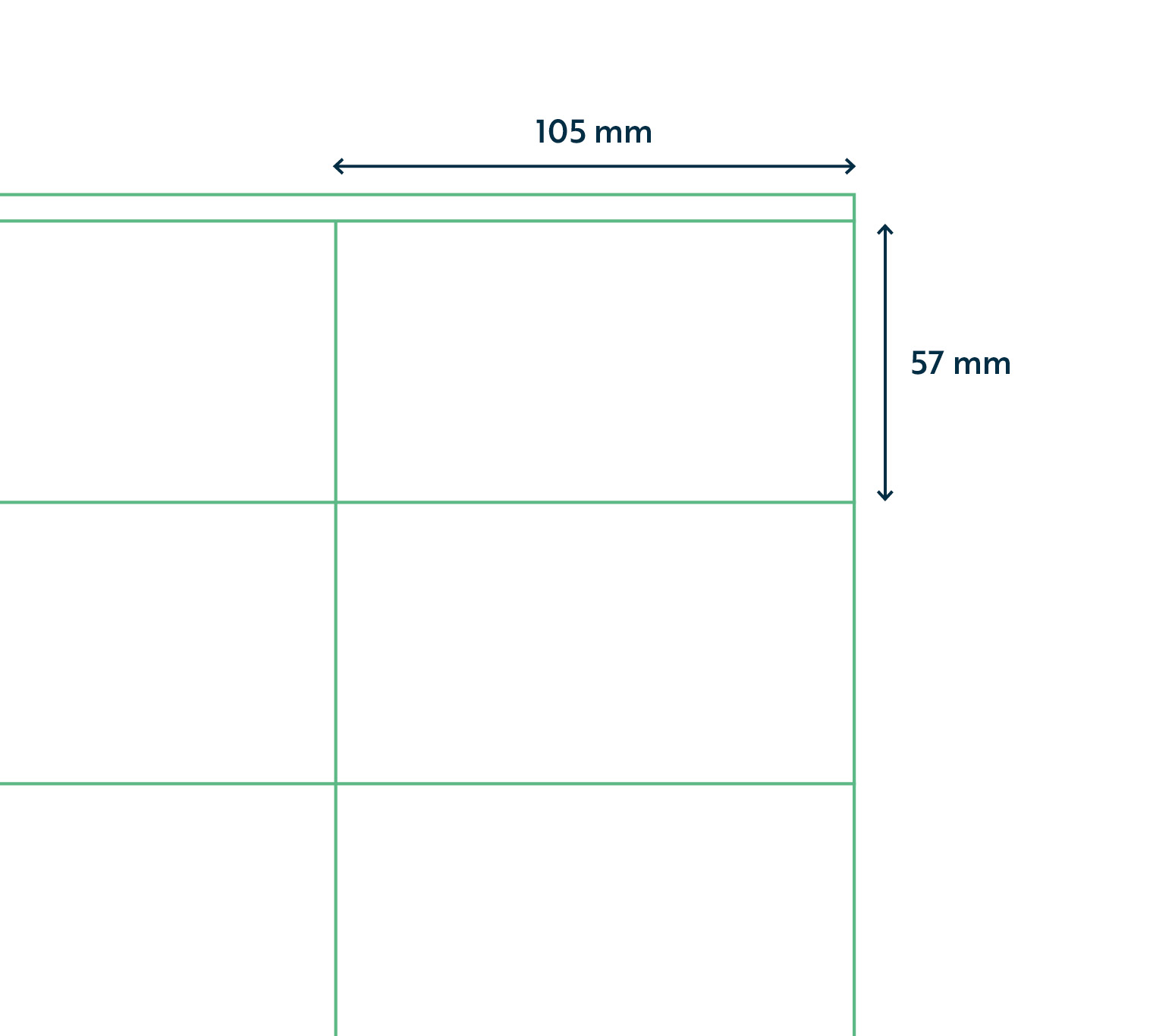 A4 etiket 105 x 57 mm ** - Afbeelding 3