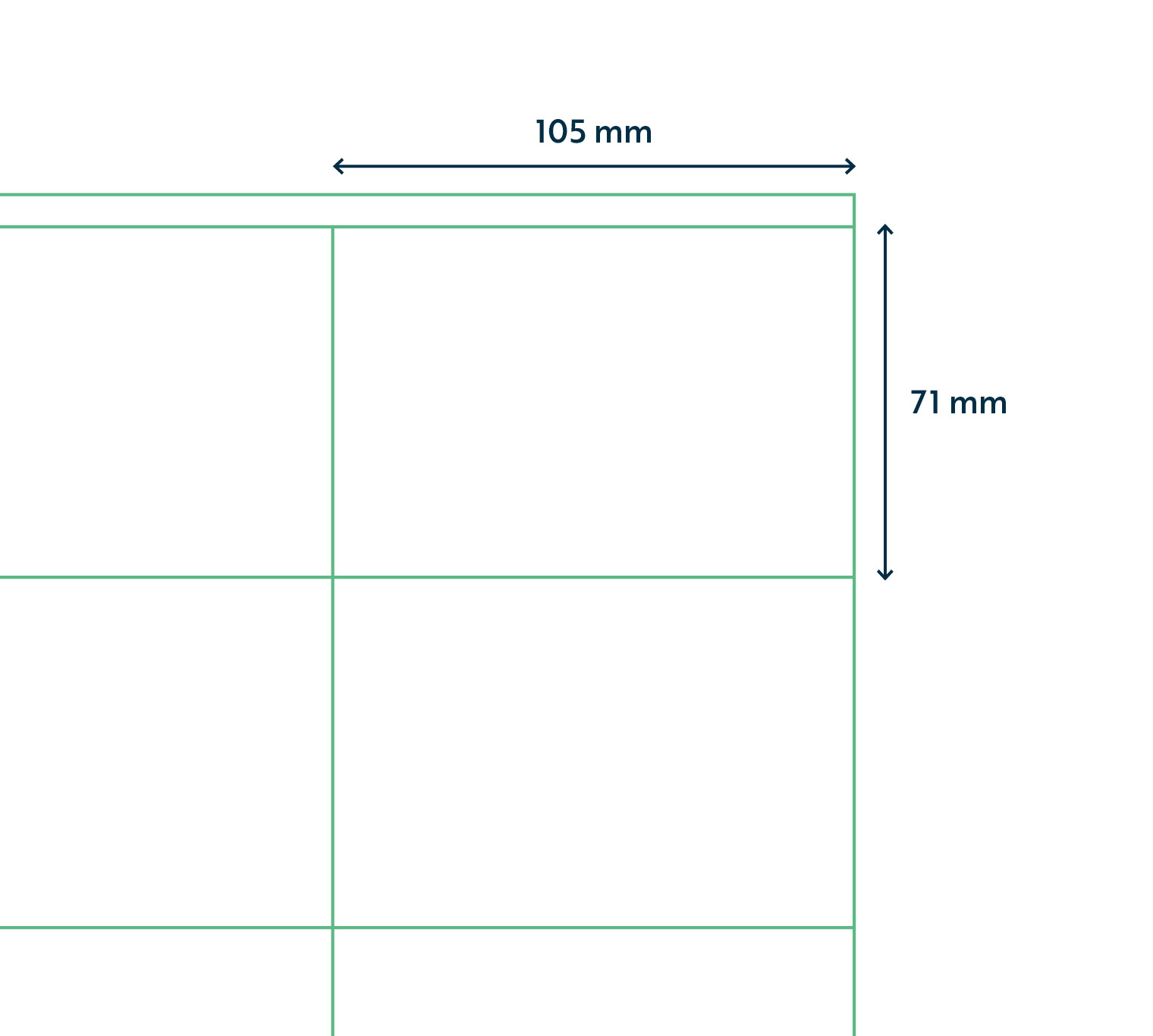 A4 etiket 105 x 71 mm ** - Afbeelding 3