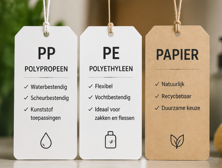 PP, PE of papier