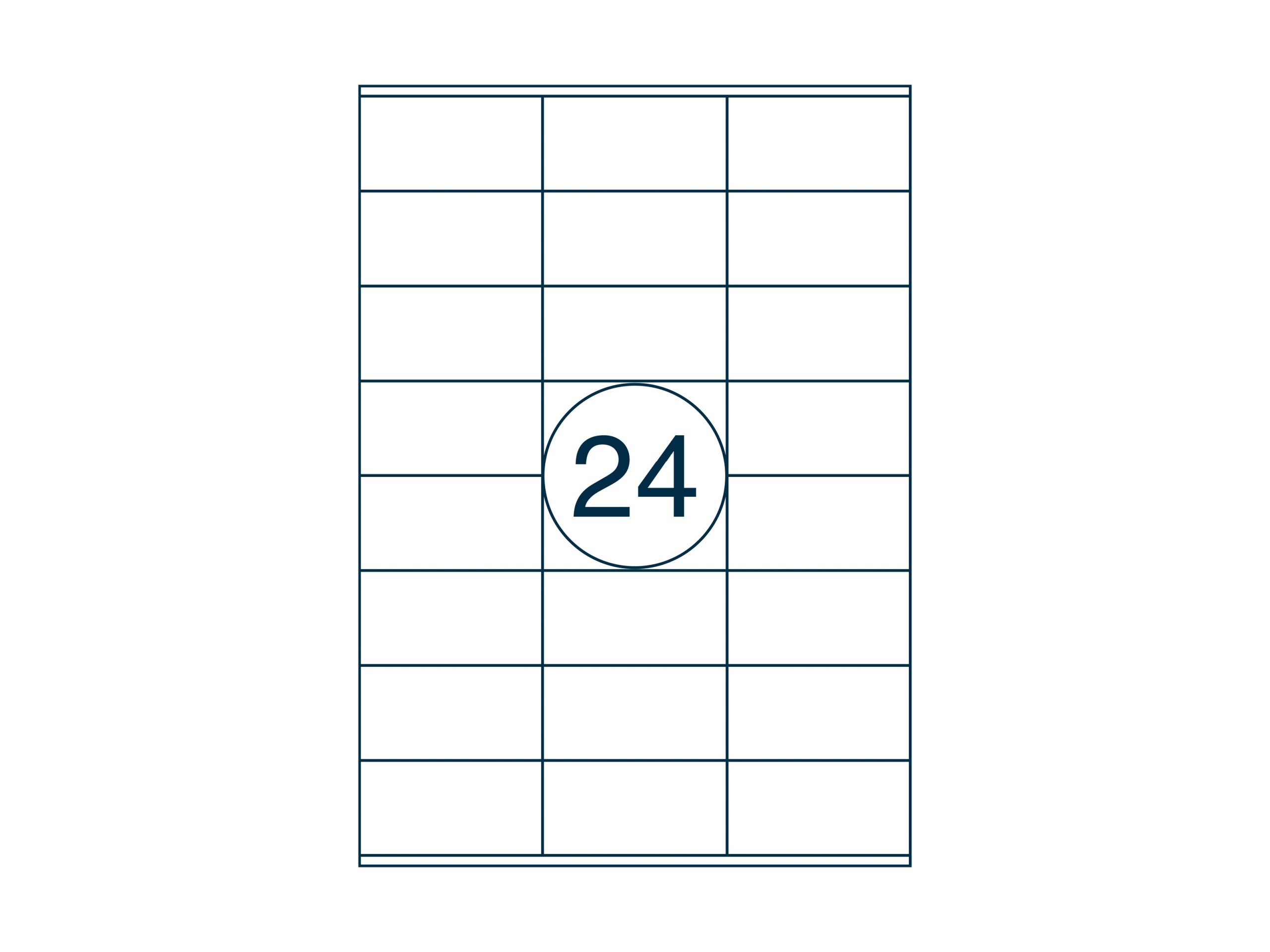 A4 etiket 70 x 36 mm ** - Afbeelding 2