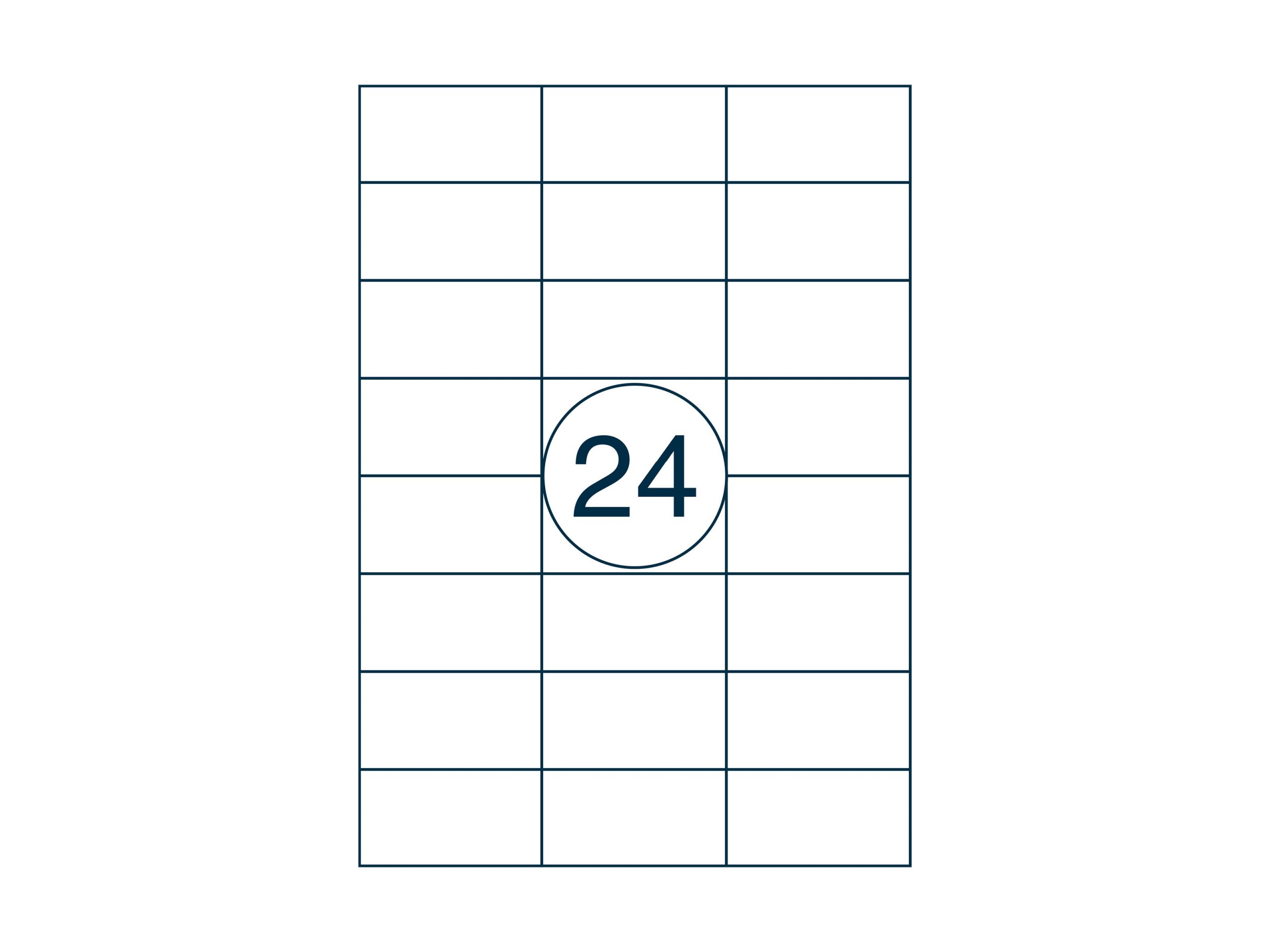A4 etiket 70 x 37 mm ** - Afbeelding 2