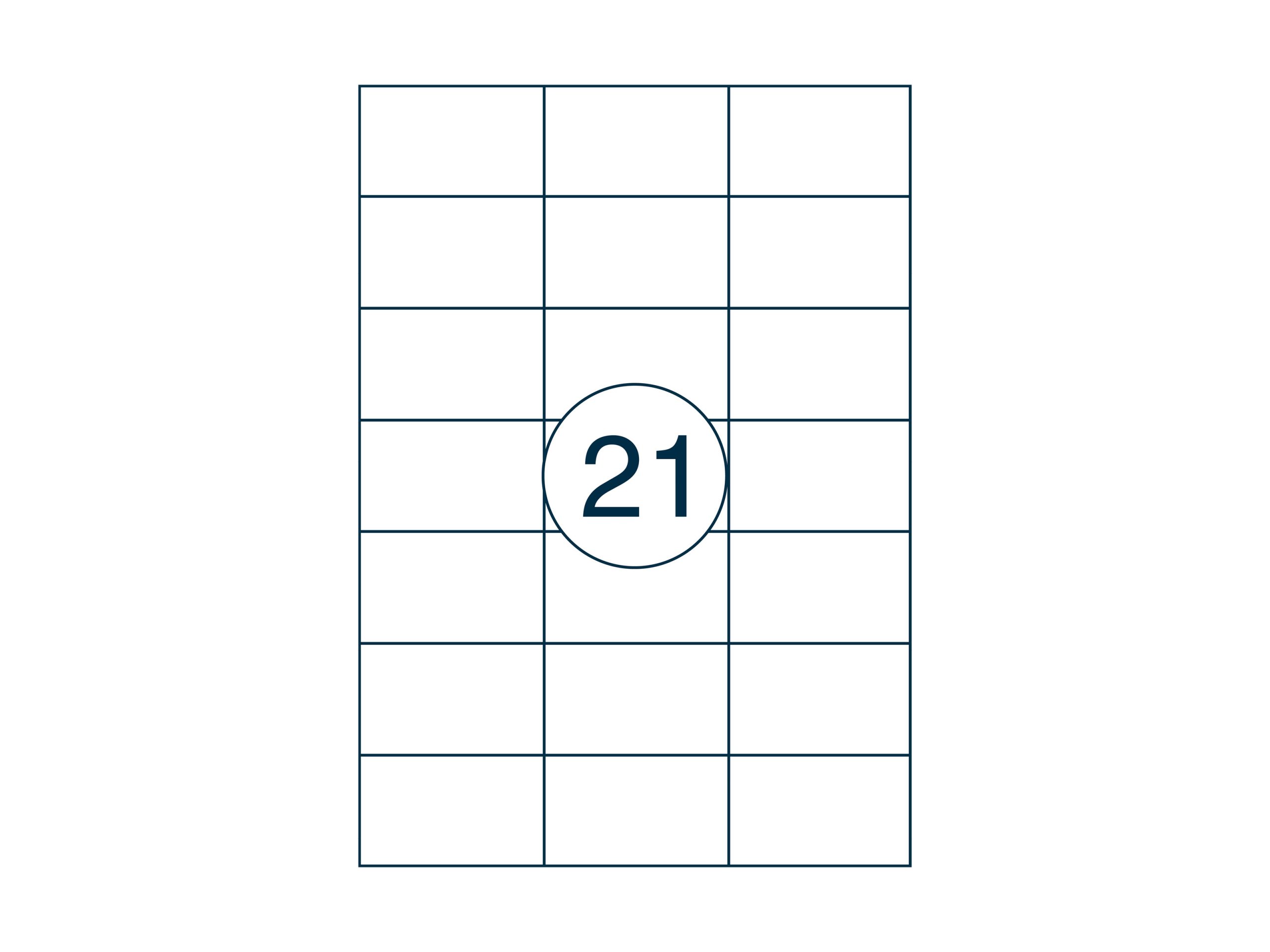 A4 etiket 70 x 42,4 mm ** - Afbeelding 2