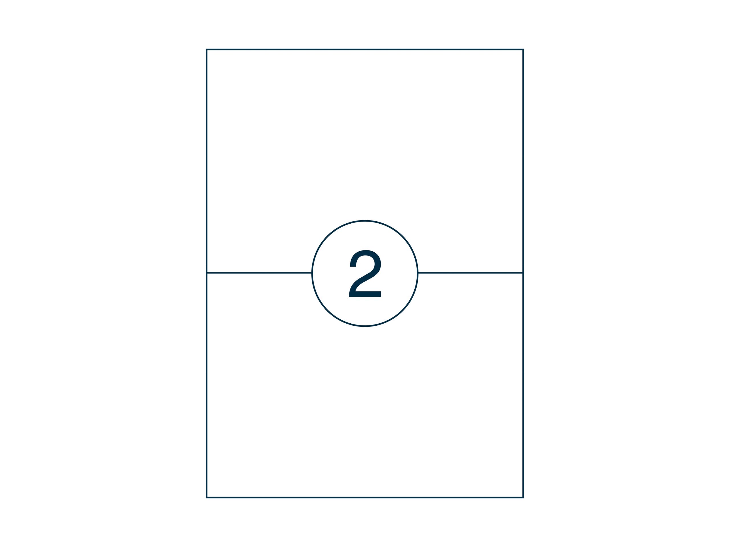 A4 etiket 210 x 148 mm ** - Afbeelding 2