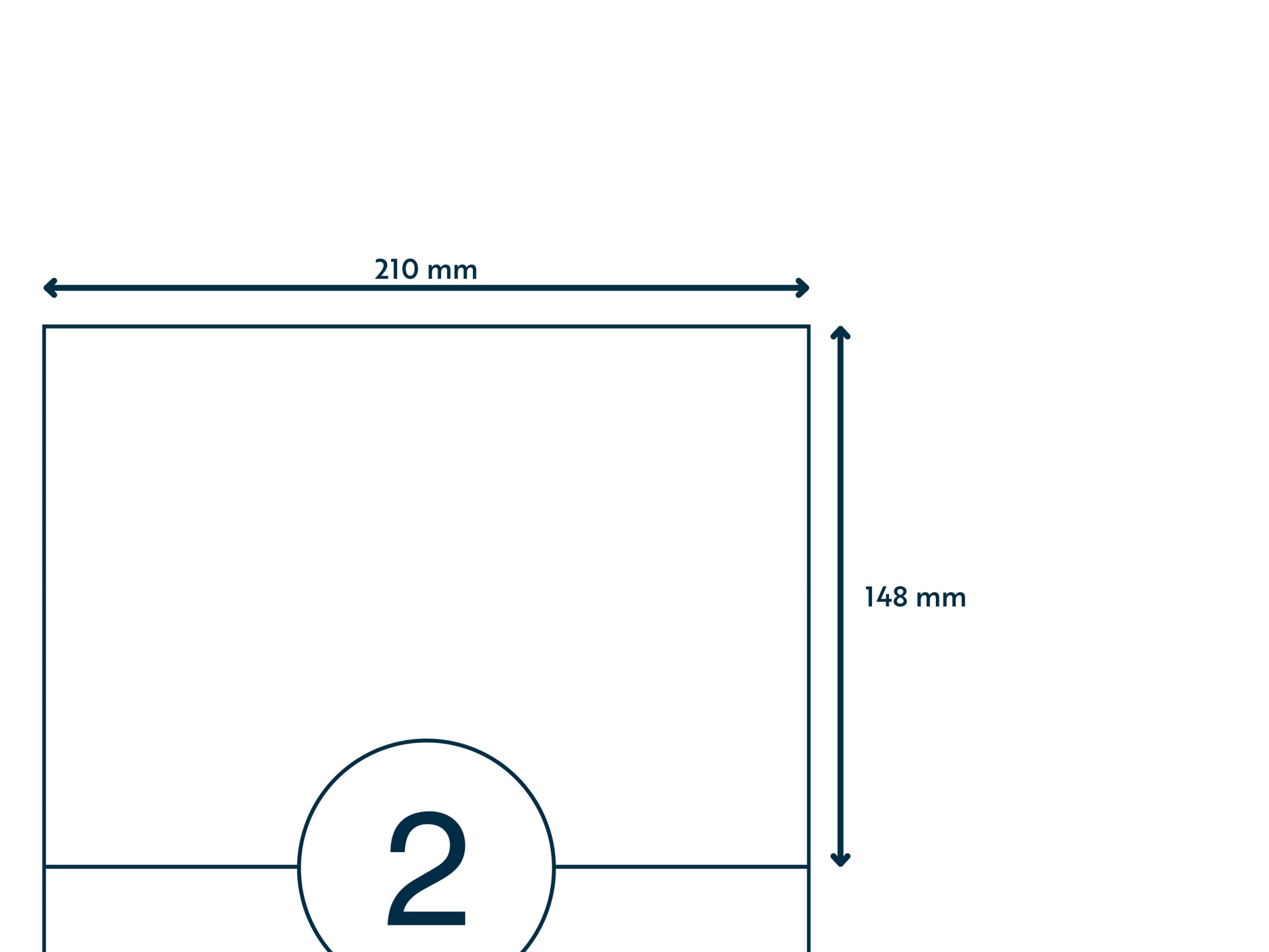 A4 etiket 210 x 148 mm ** - Afbeelding 3