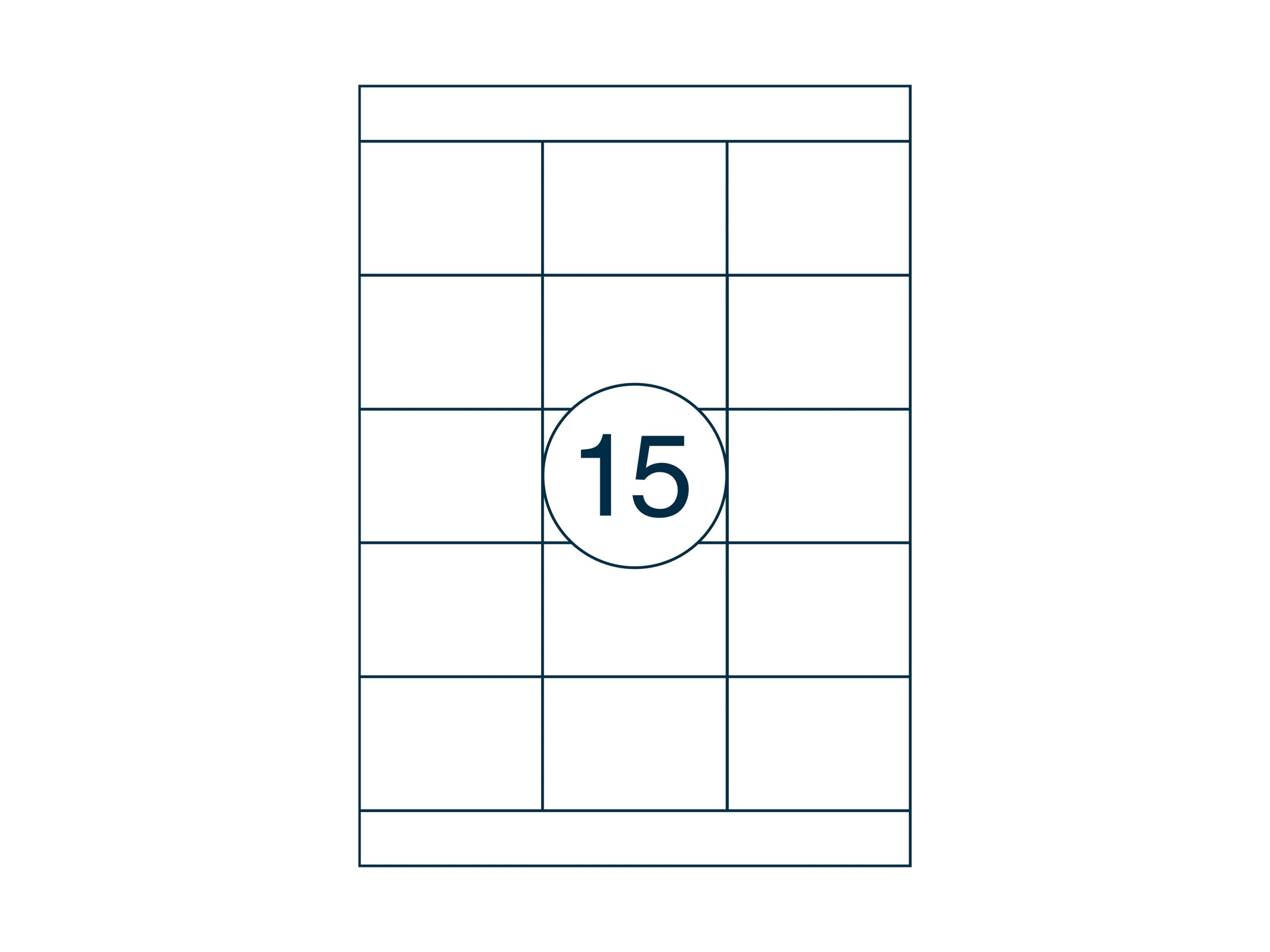 A4 etiket 70 x 50,8 mm ** - Afbeelding 2