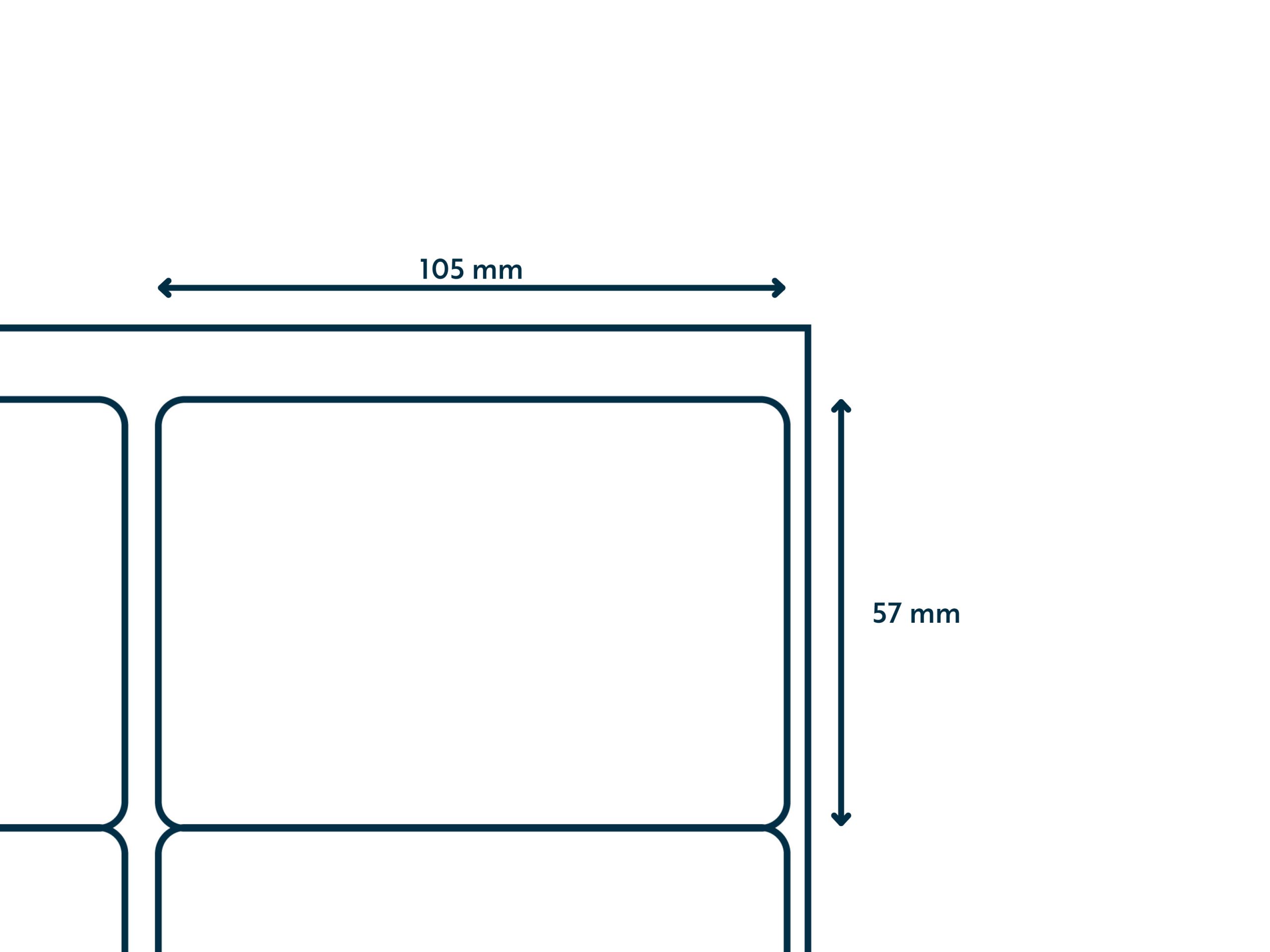 A4 etiket 99,1 x 67,7 mm ** - Afbeelding 3