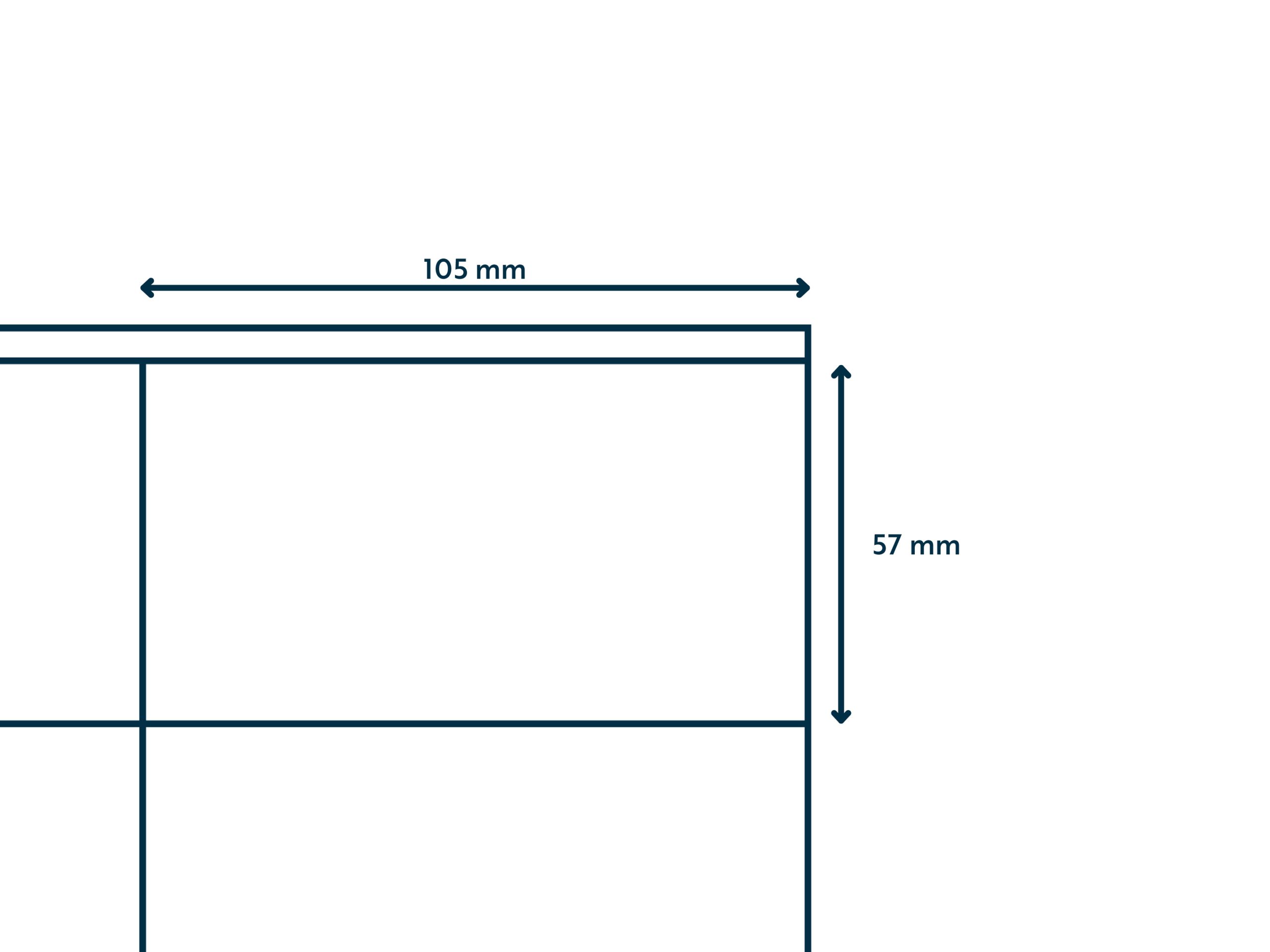 A4 etiket 105 x 57 mm ** - Afbeelding 3