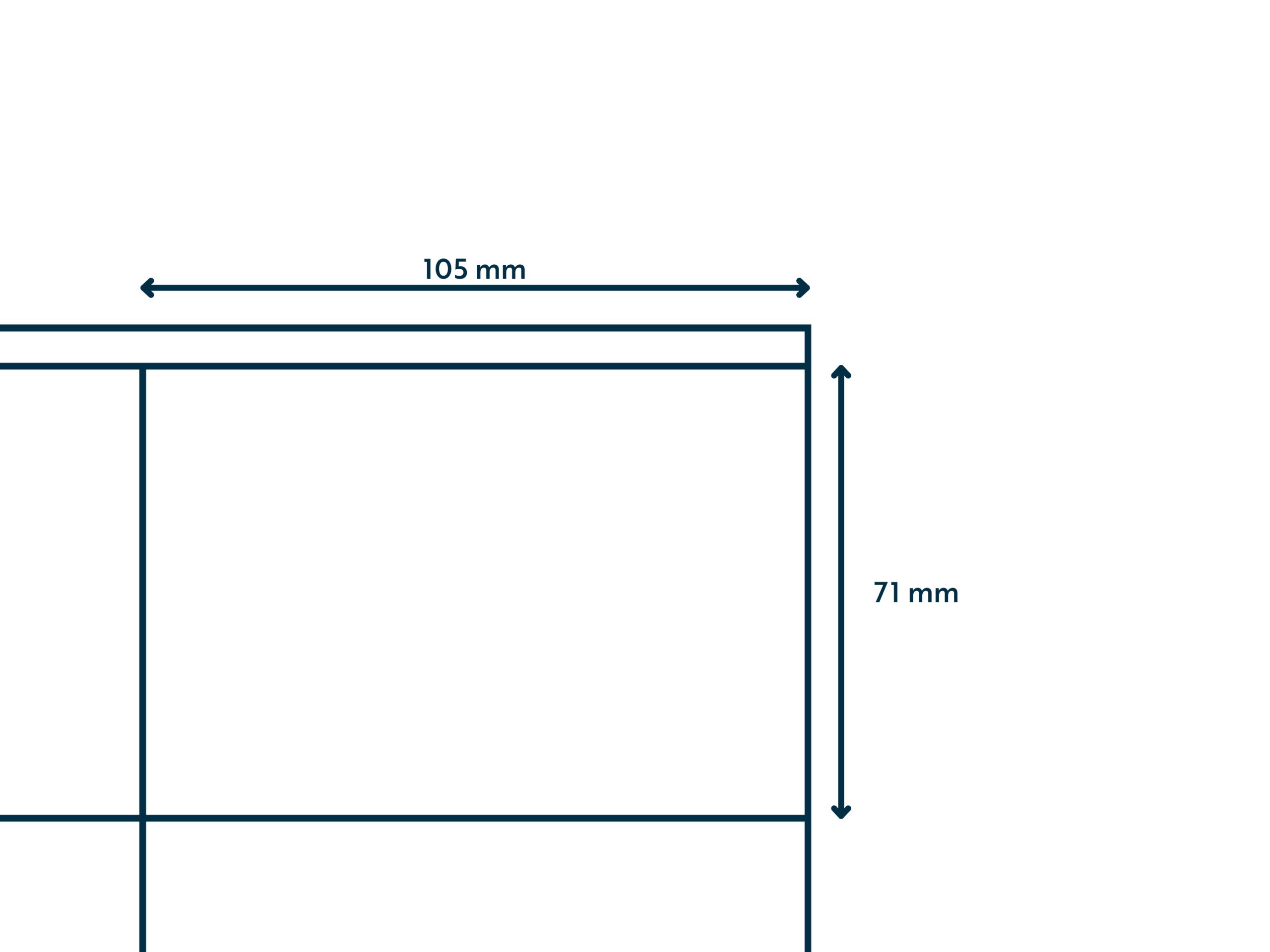 A4 etiket 105 x 71 mm ** - Afbeelding 3
