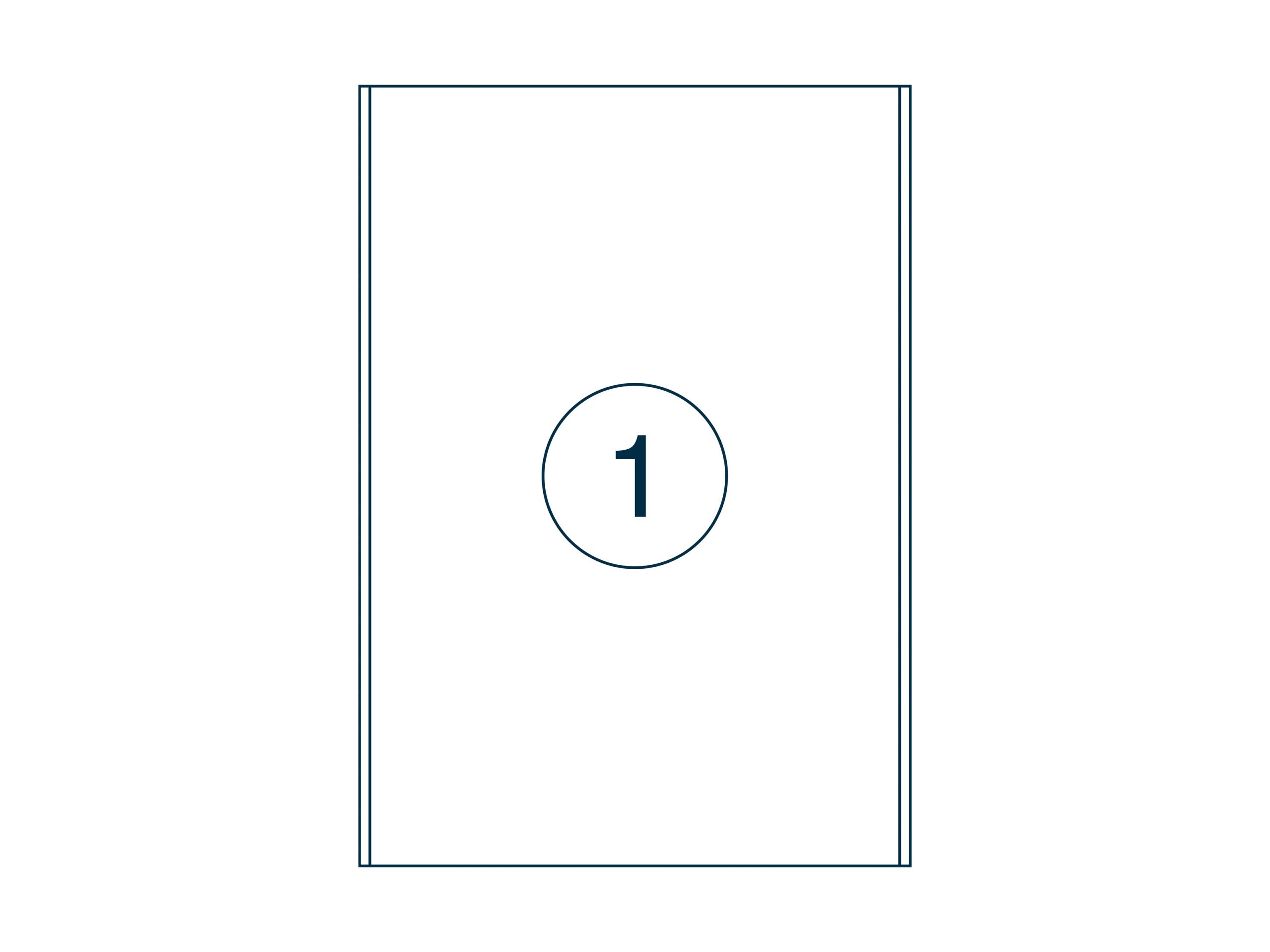 A4 etiket 210 x 297 mm ** - Afbeelding 2