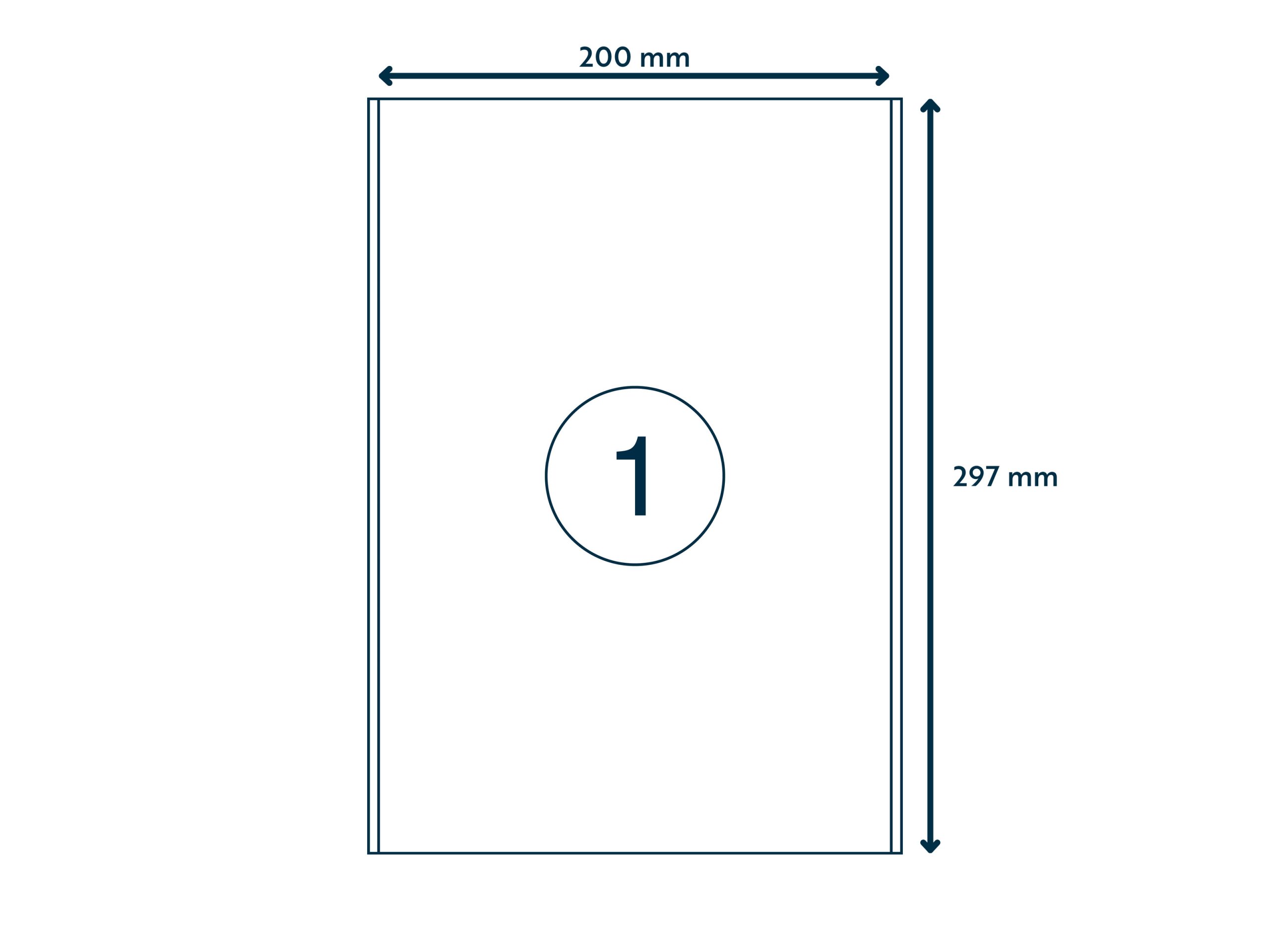 A4 etiket 210 x 297 mm ** - Afbeelding 3