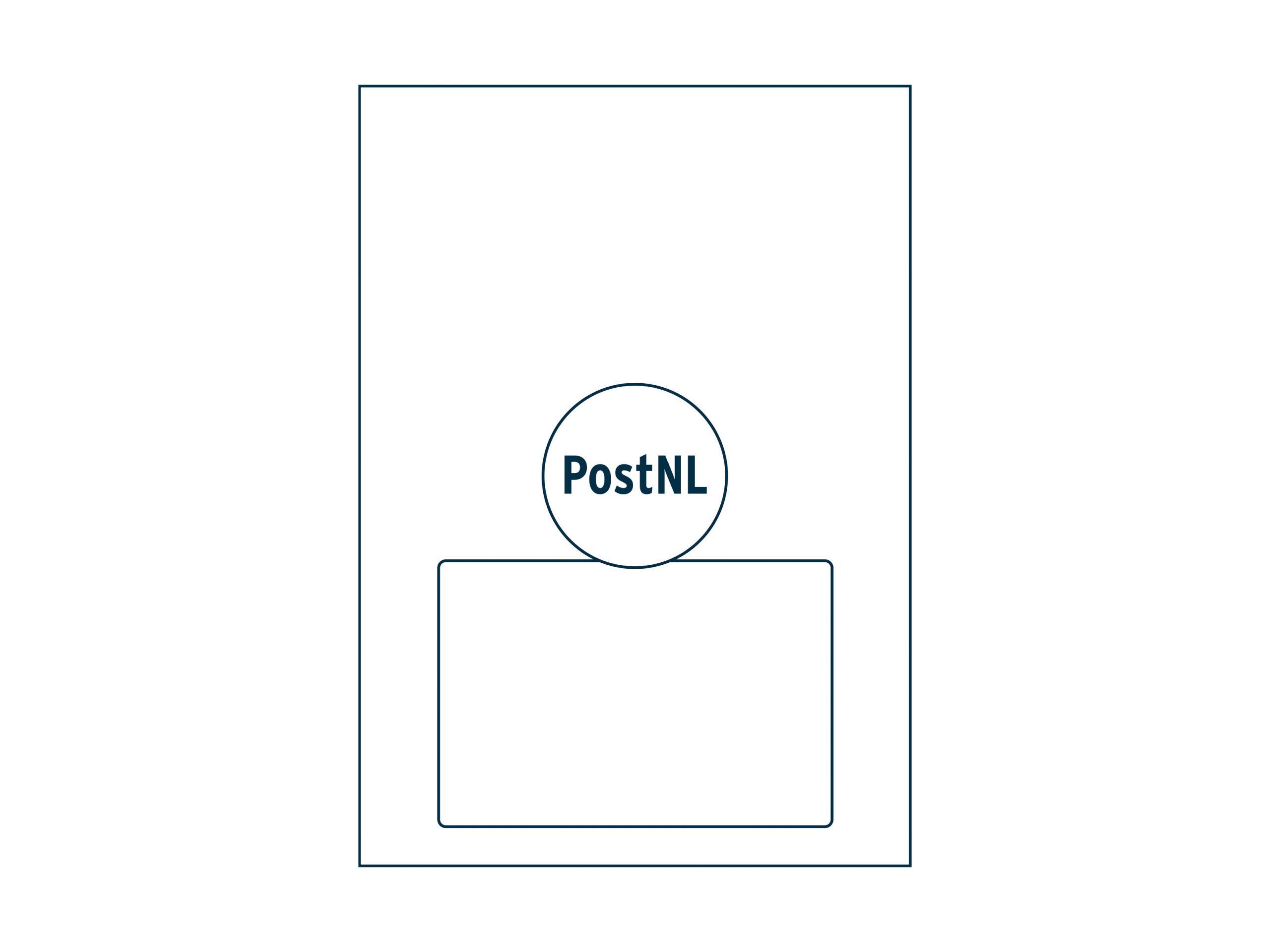 A4 etiket PostNL 150 x 100 mm ** - Afbeelding 2